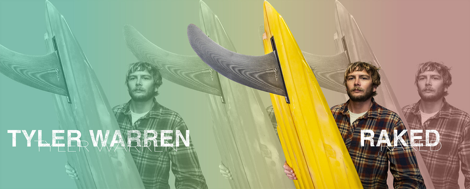 Tyler Warren Raked Single Fin - 9.25 inches, Black