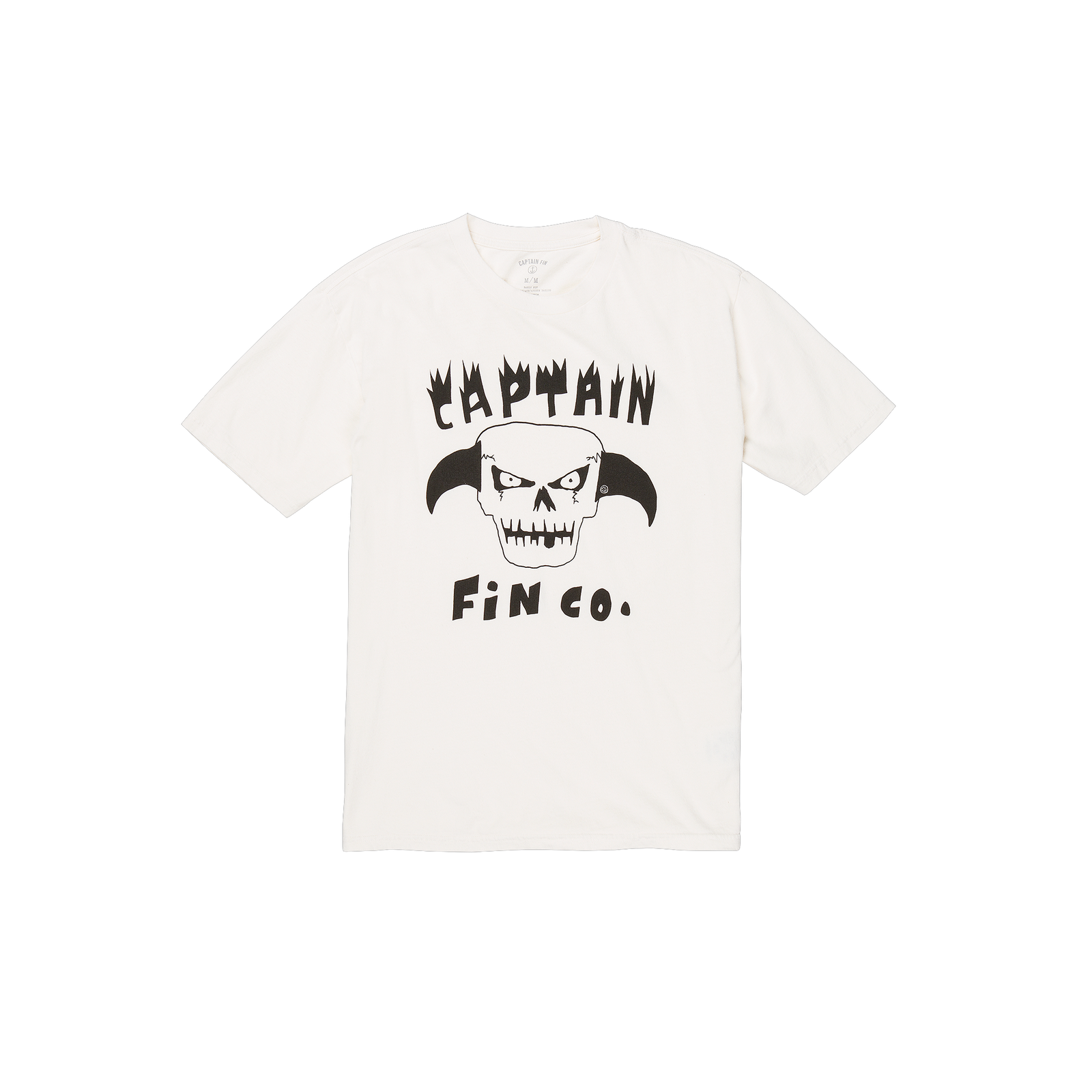 Twin Fin Skull Short Sleeve Tee - Vwh - Captain Fin Co.