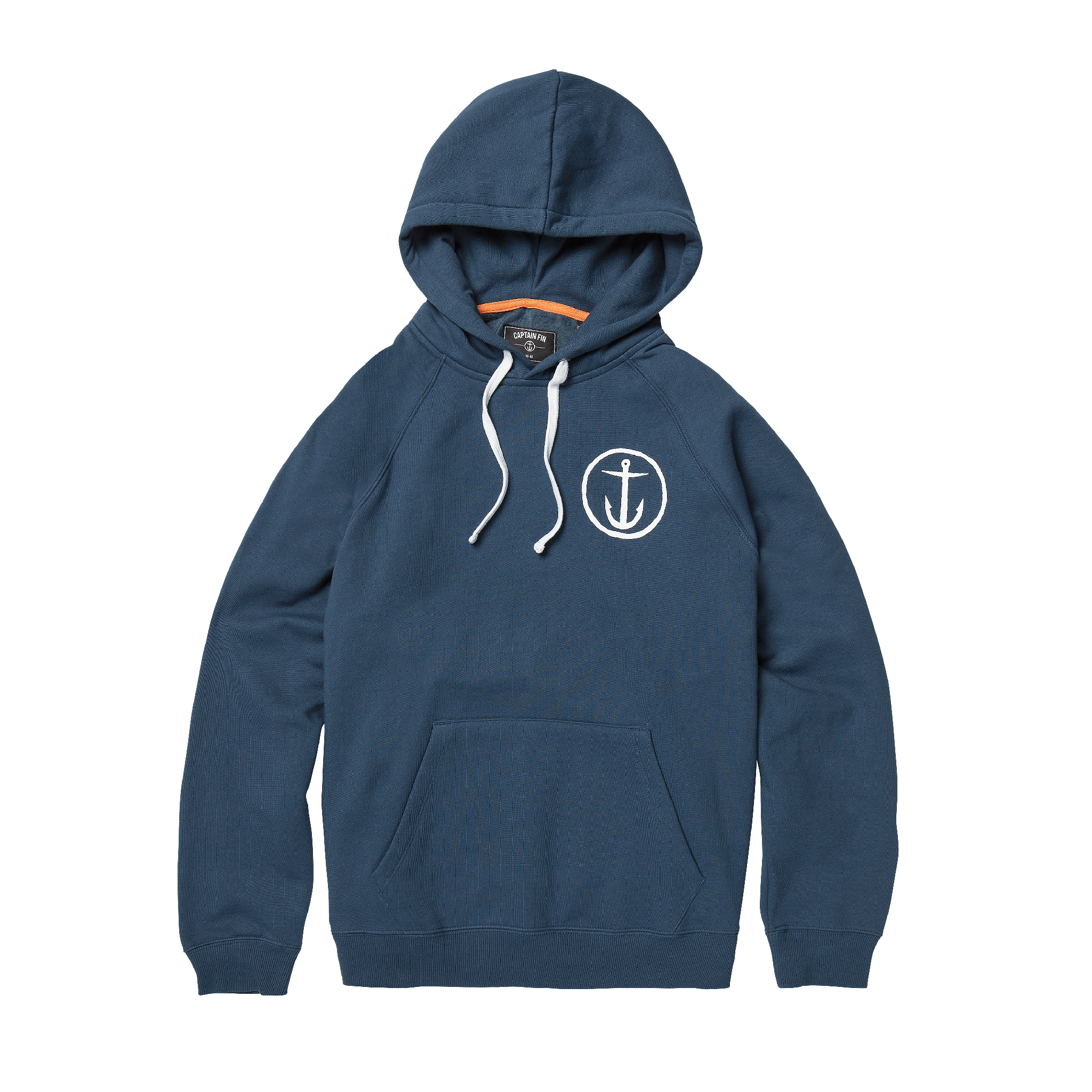 Shweaty Anchor Pullover Hoodie Dark Navy Captain Fin Co