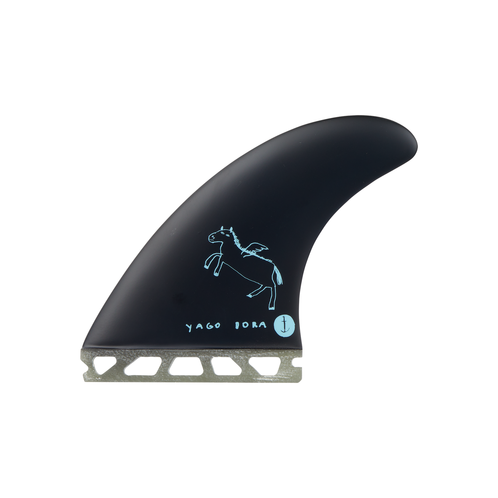 Yago Dora Single Tab - BLACK - Captain Fin Co.