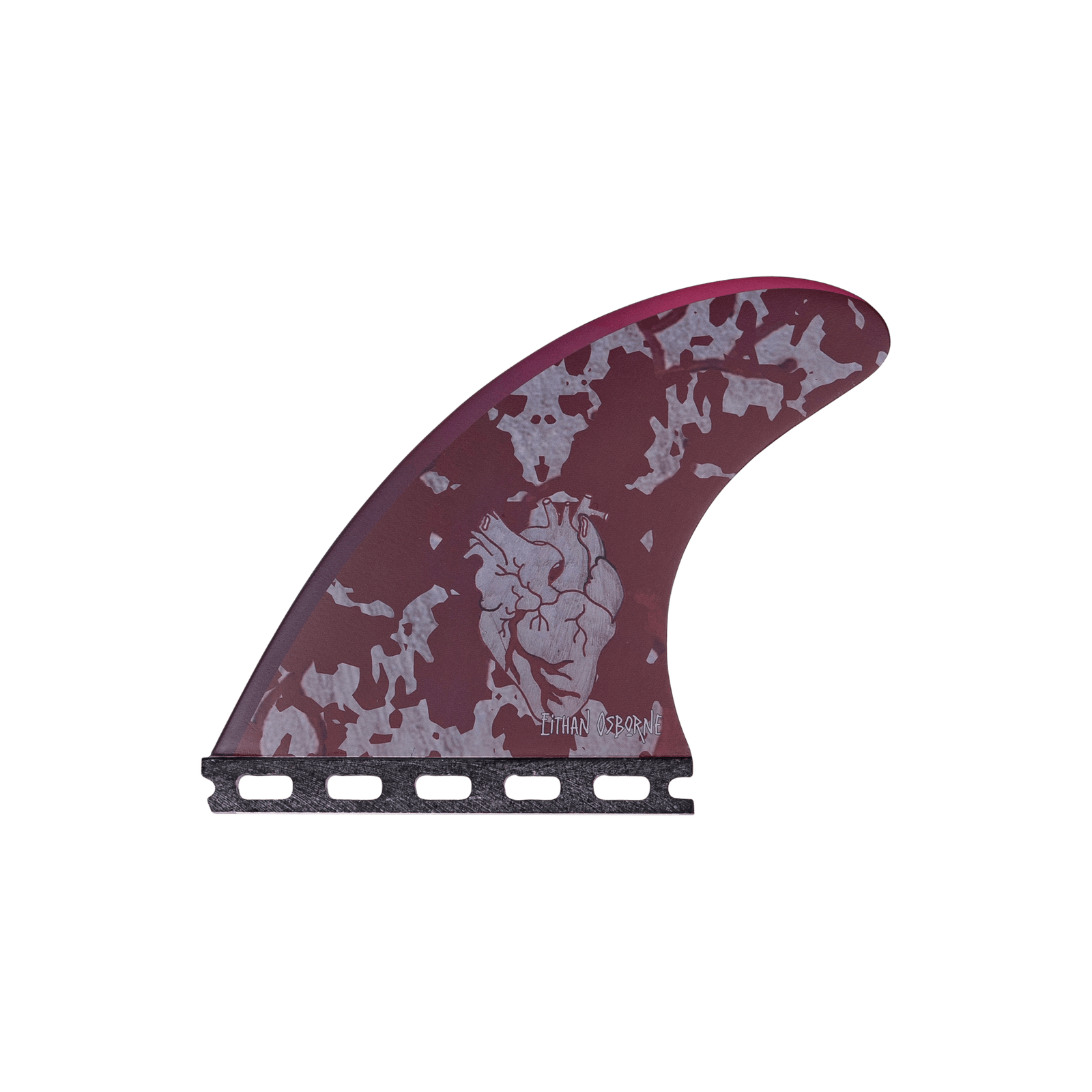 Eithan Osborne Heart - Black - Single Tab - Captain Fin Co.