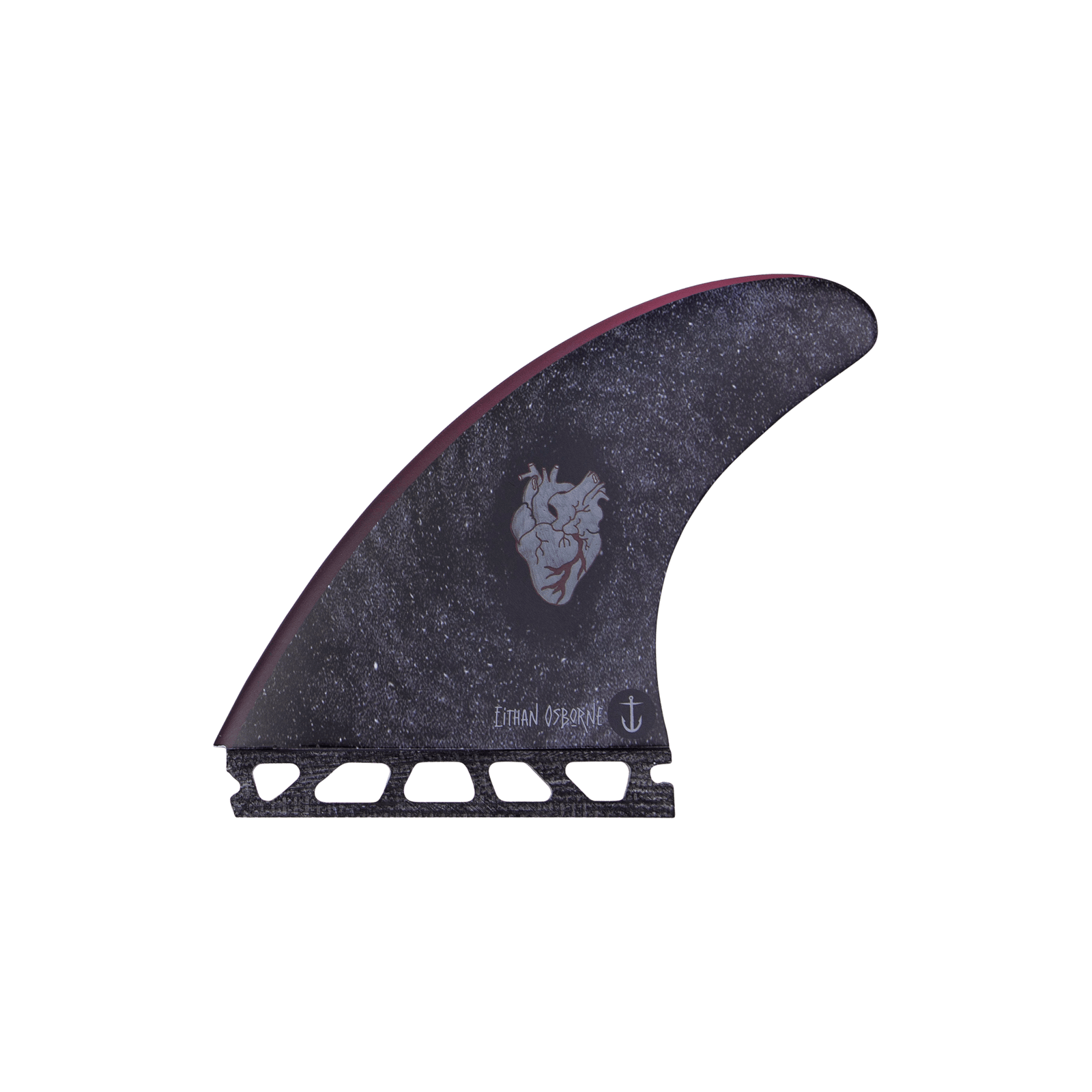 Eithan Osborne Heart - Black - Single Tab - Captain Fin Co.
