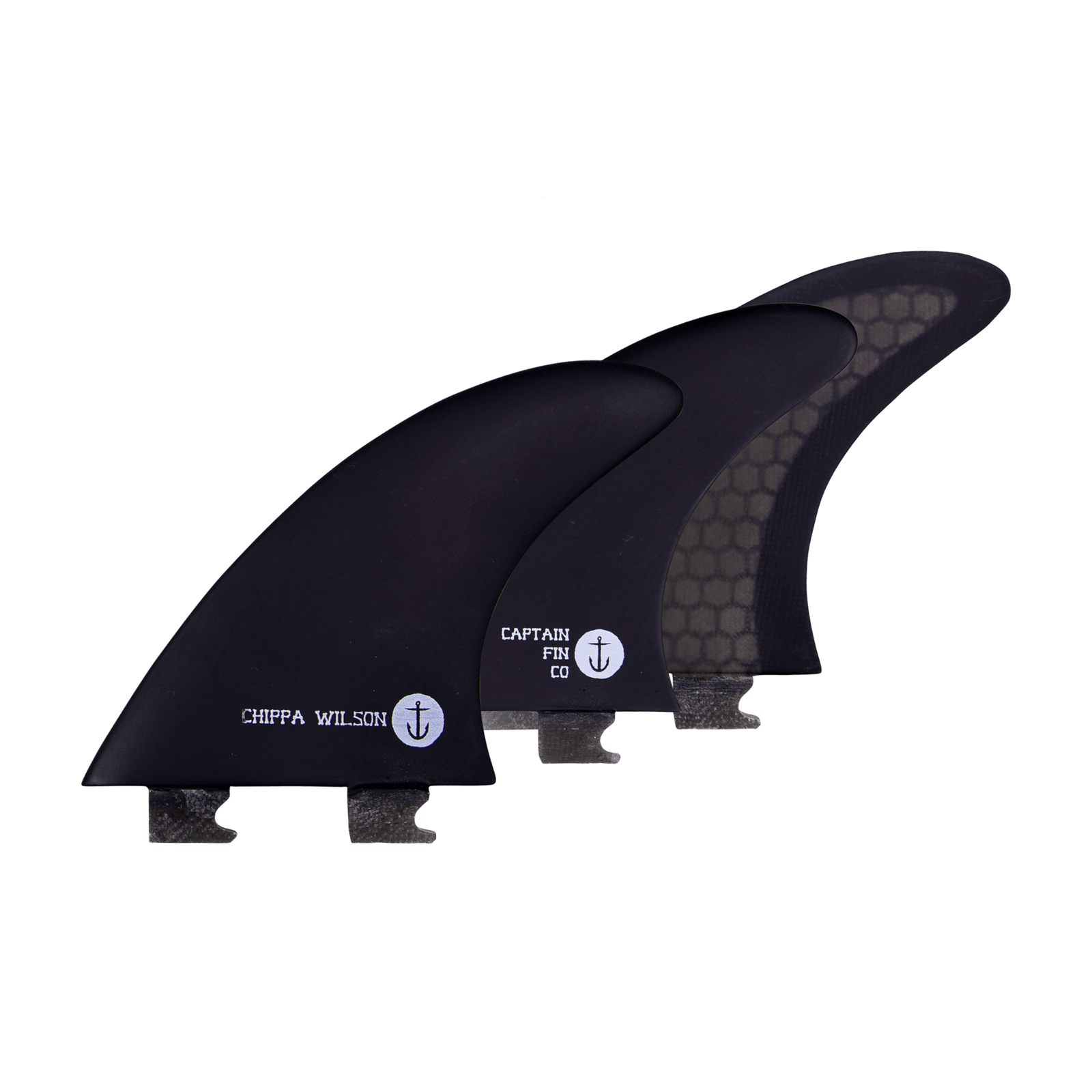 Chippa Wilson New Bones Black - Snap In - Captain Fin Co.