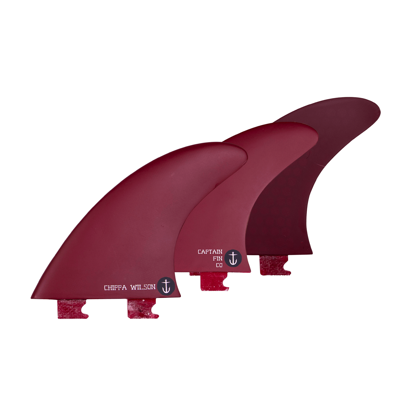 Chippa Wilson New Bones Burgundy - Snap In - Captain Fin Co.