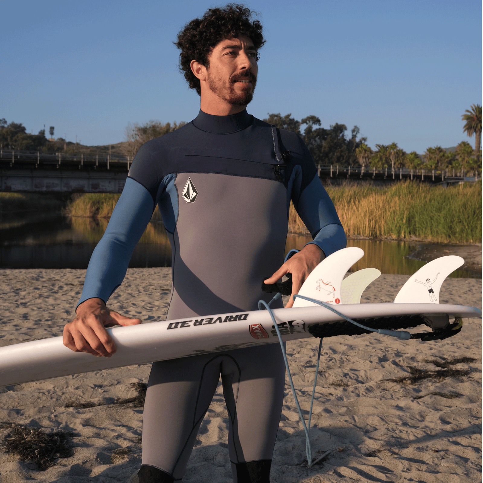 Yago Thruster White - Snap In - Captain Fin Co.