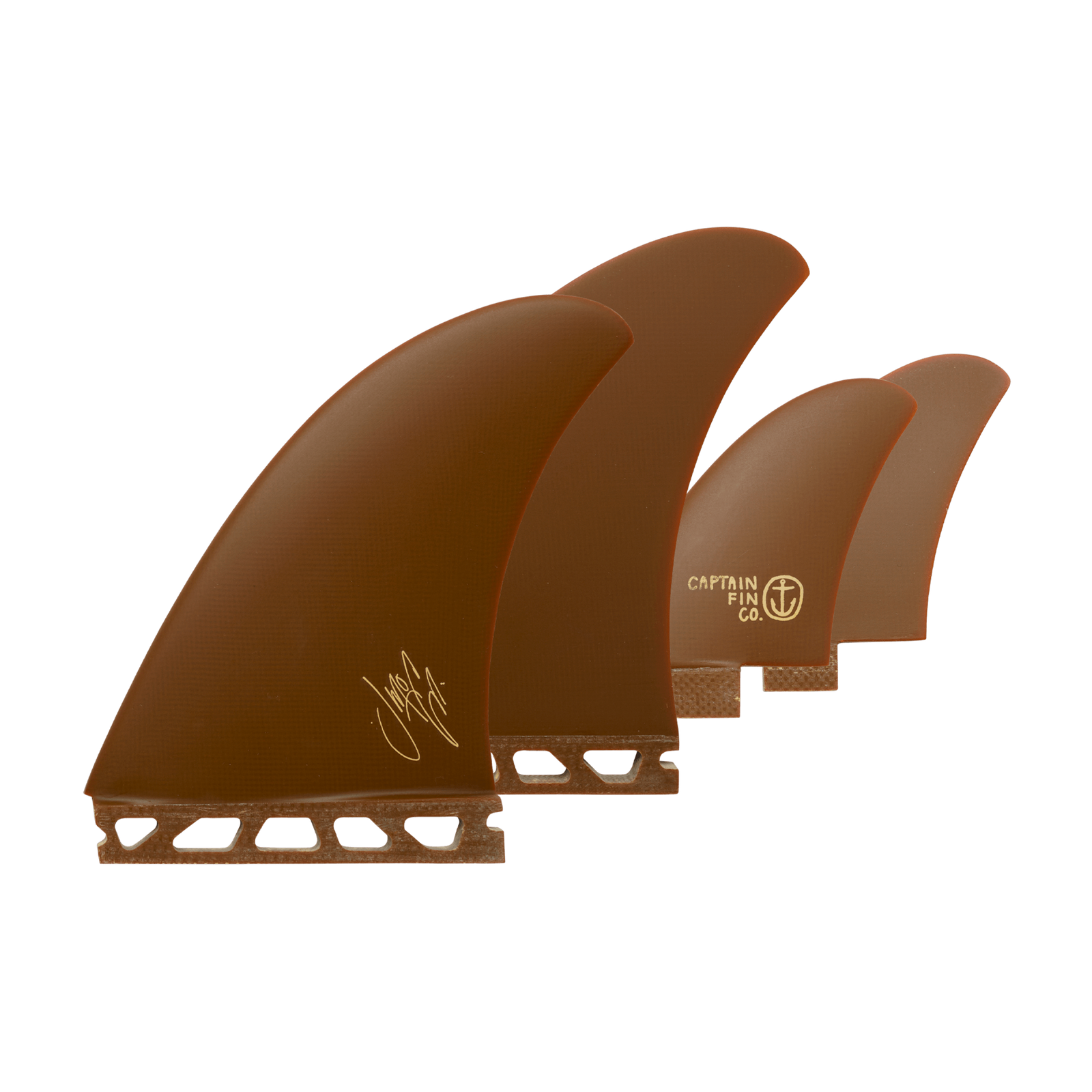 Jeff Mccallum Twinzer - Brown - Single Tab - Captain Fin Co.