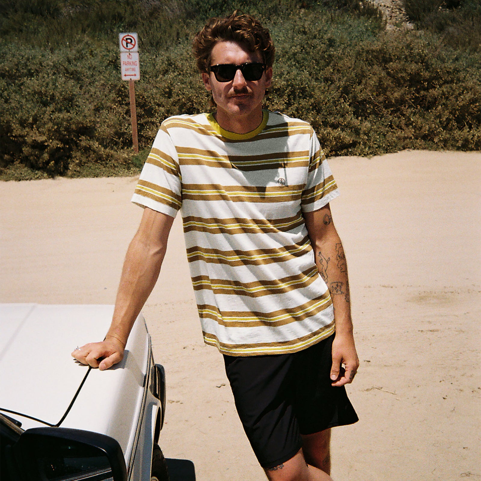 Harbor Ratz Short Sleeve Knit Shirt - Mineral Yellow - Captain Fin Co.