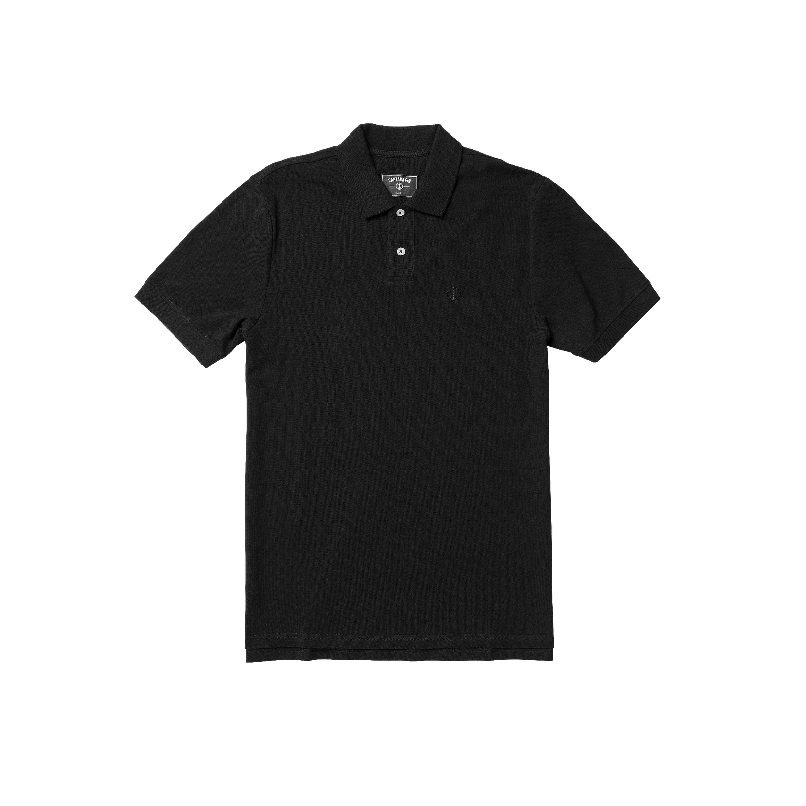 Bushy Woods Polo Shirt - Black - Captain Fin