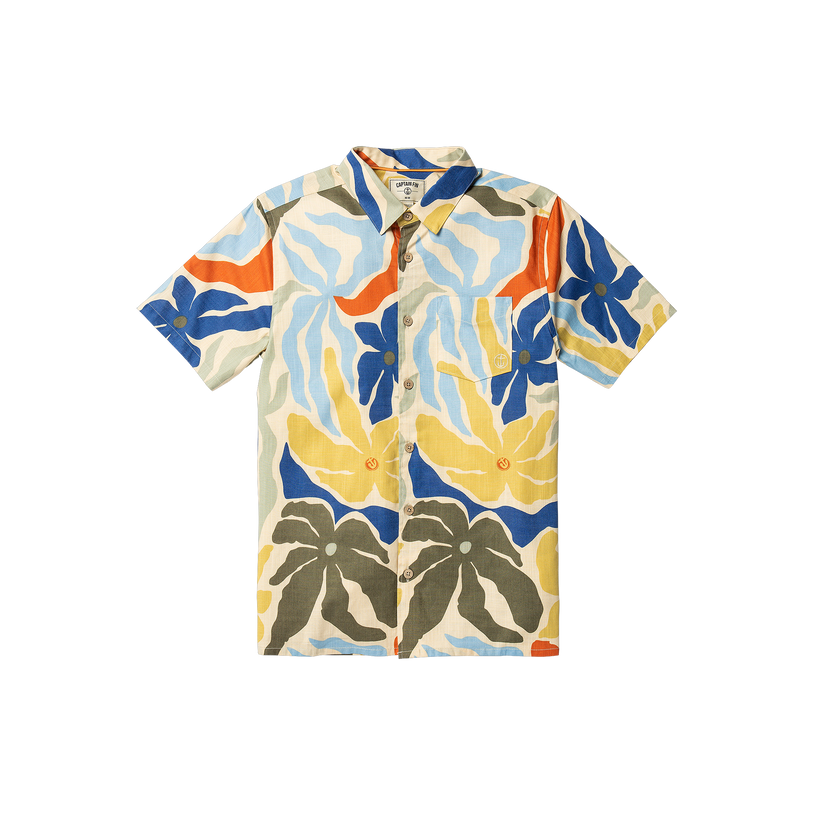 Palm Warp Shirt - Sand - Captain Fin Co.