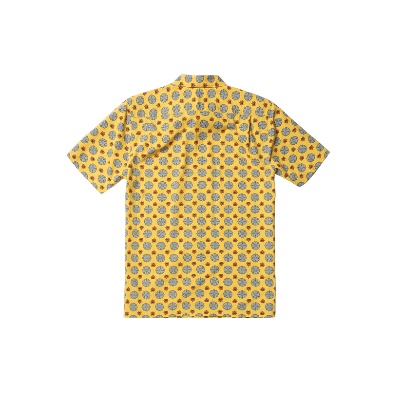 Paisley Pusher Shirt - Mineral Yellow - Captain Fin Co.