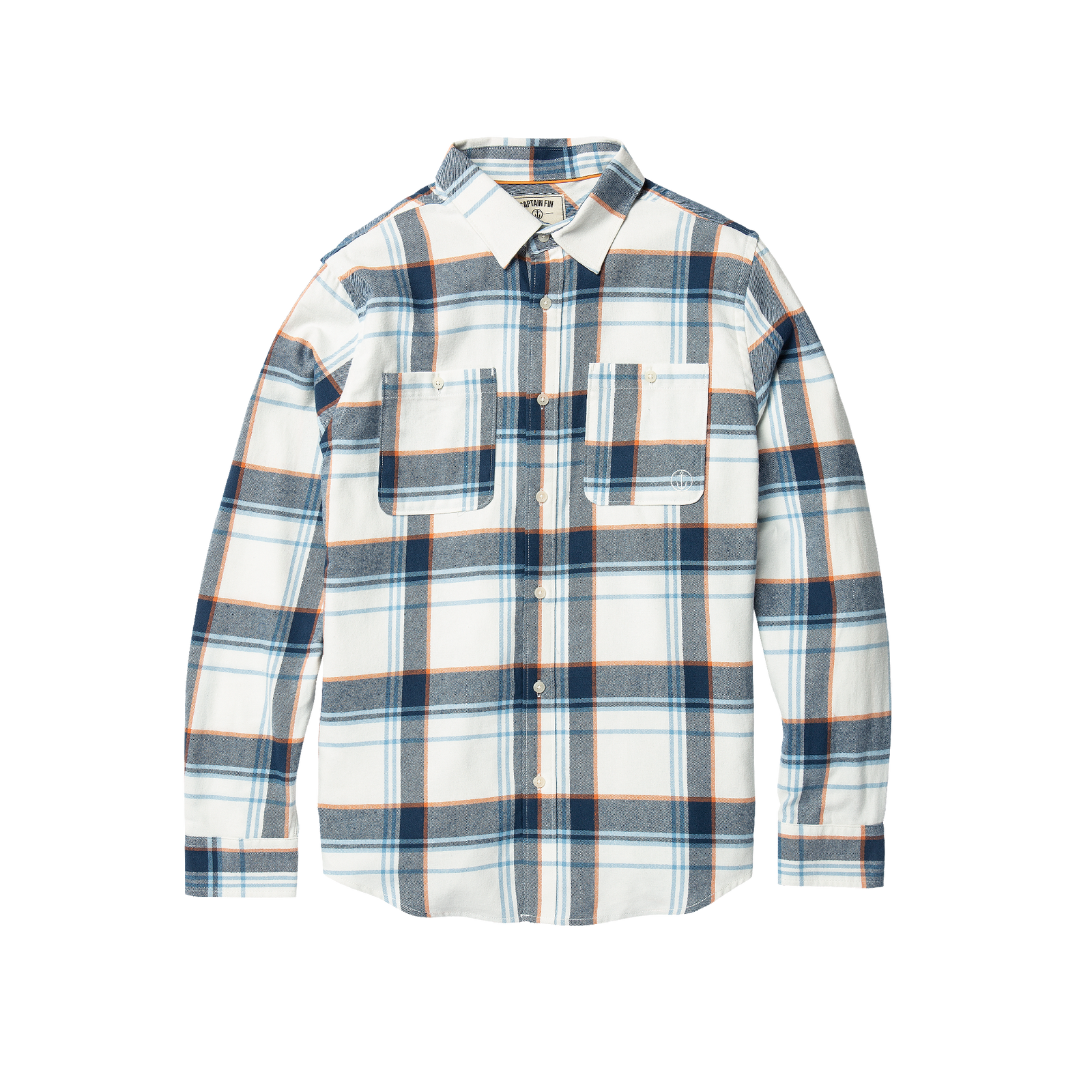 Campo Elijo Long Sleeve Flannel Shirt - Dark Navy - Captain Fin Co.