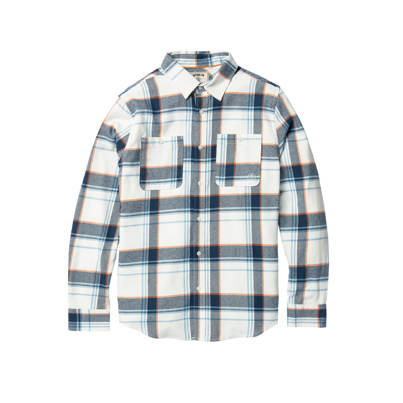 Campo Elijo Long Sleeve Flannel Shirt - Dark Navy - Captain Fin Co.