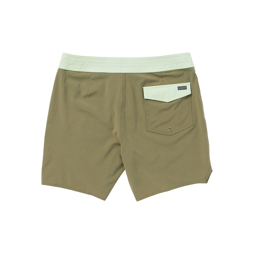 Voyager Solid Boardshort - Dark Olive - Captain Fin Co.