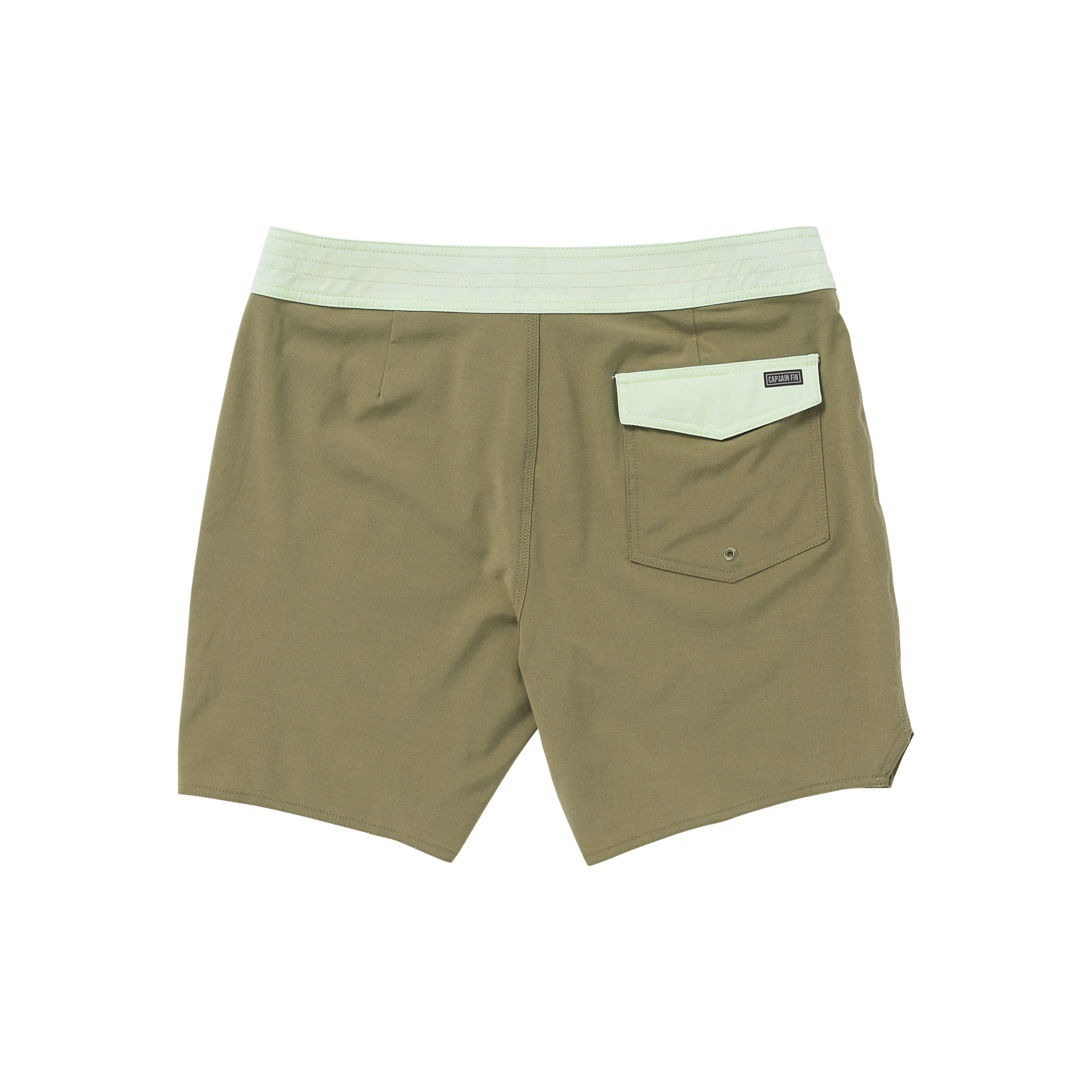 Voyager Solid Boardshort - Dark Olive - Captain Fin Co.