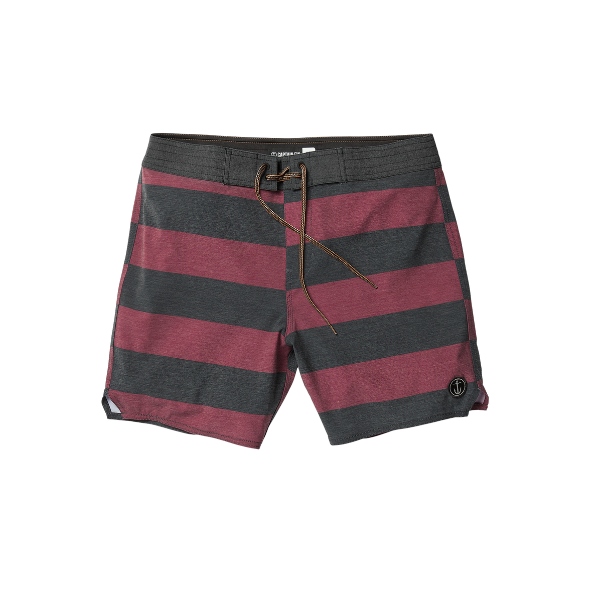 Voyager Rings Boardshort - Wine - Captain Fin Co.