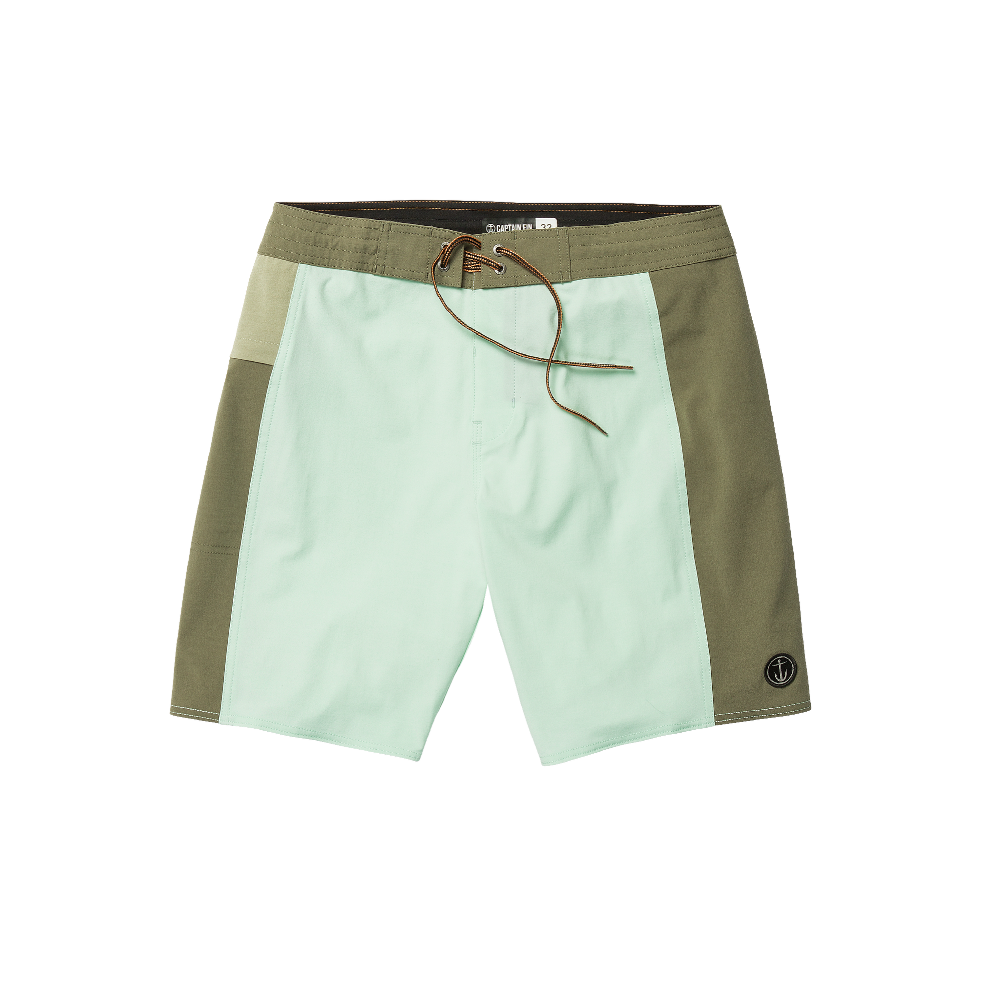Keyhole Solid Boardshort - Sea Glass - Captain Fin Co.