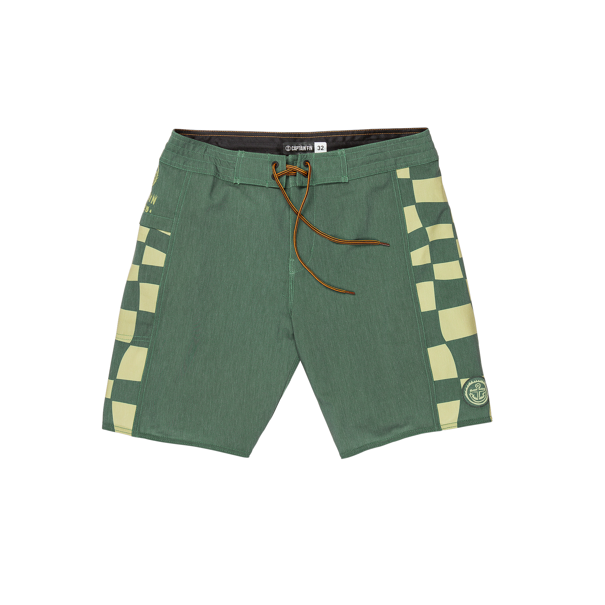 Keyhole Fire Check Boardshort - Cil - Captain Fin Co.