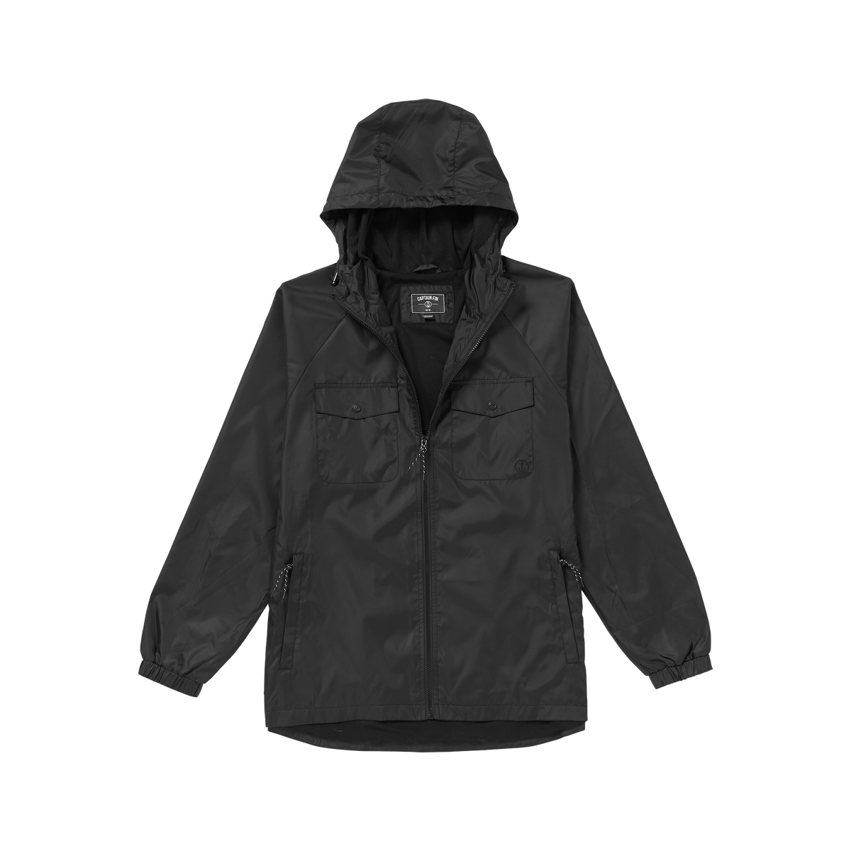Sideshore Windbreaker - Black - Captain Fin Co.