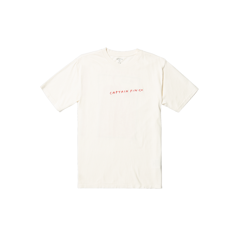 Be Cool Man Short Sleeve Tee - Vintage White - Captain Fin Co.