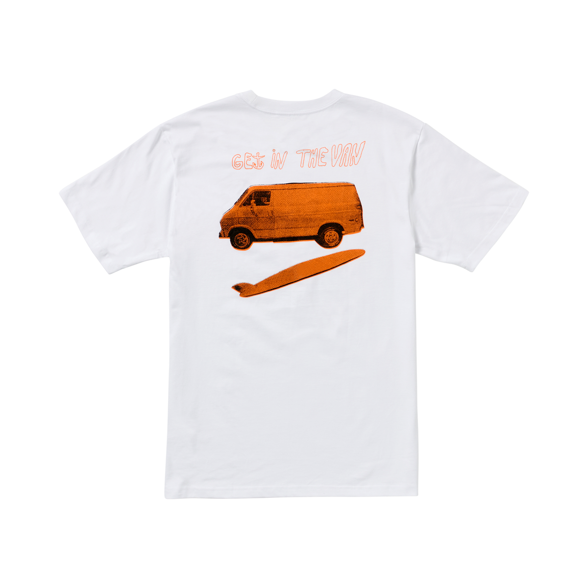 In The Van Short Sleeve Tee - White - Captain Fin Co.