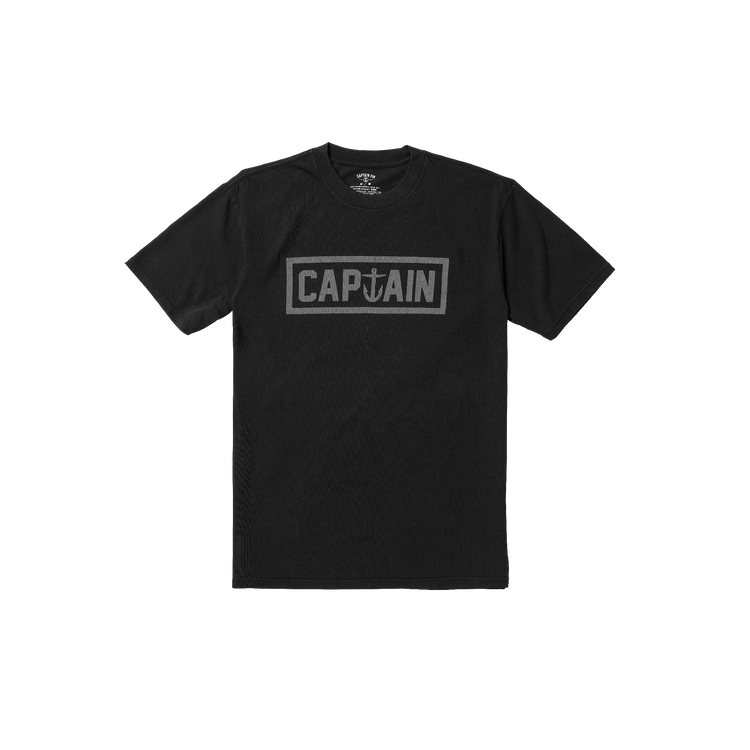 Naval Tee - BLACK - Captain Fin Co.
