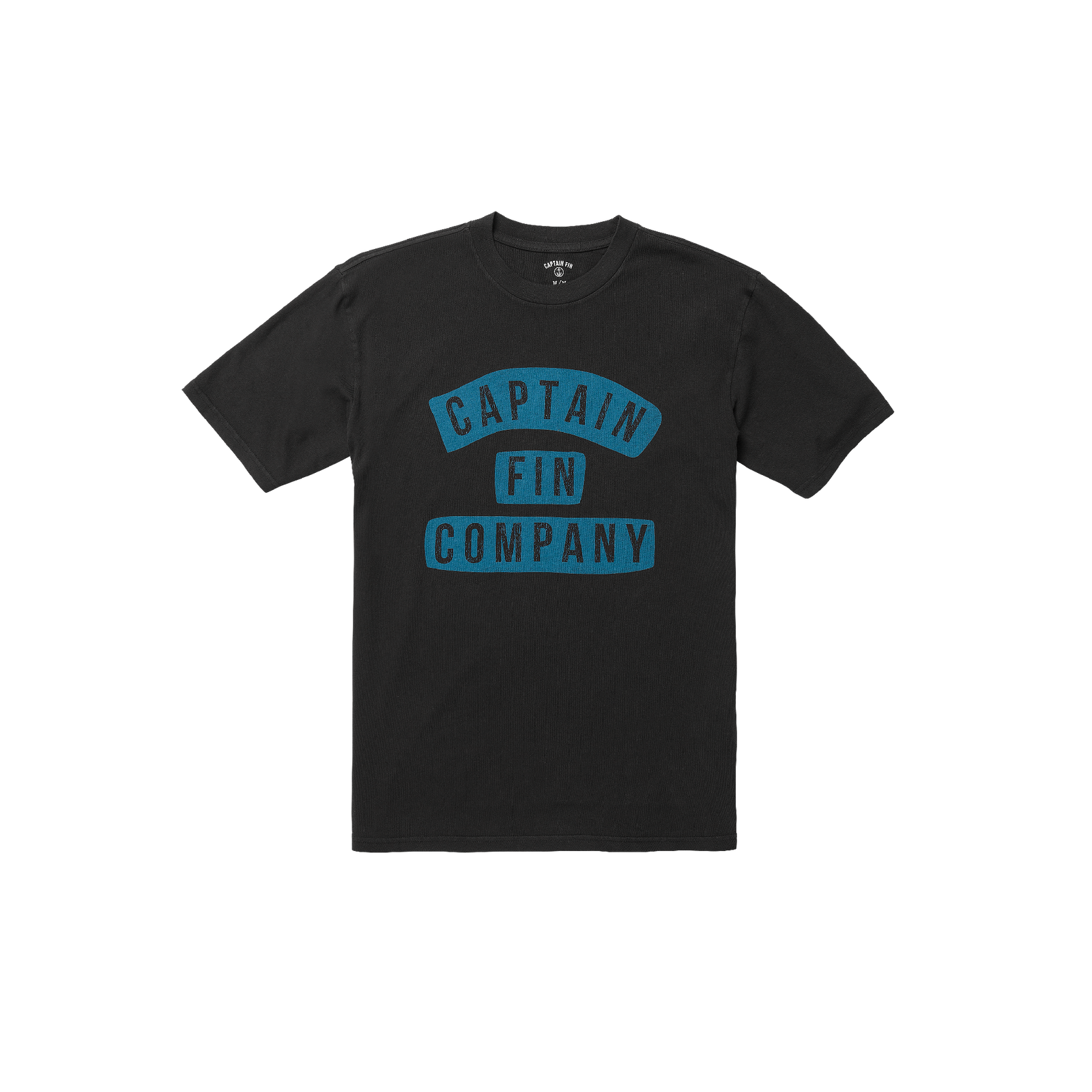 College Tee - BLACK - Captain Fin Co.
