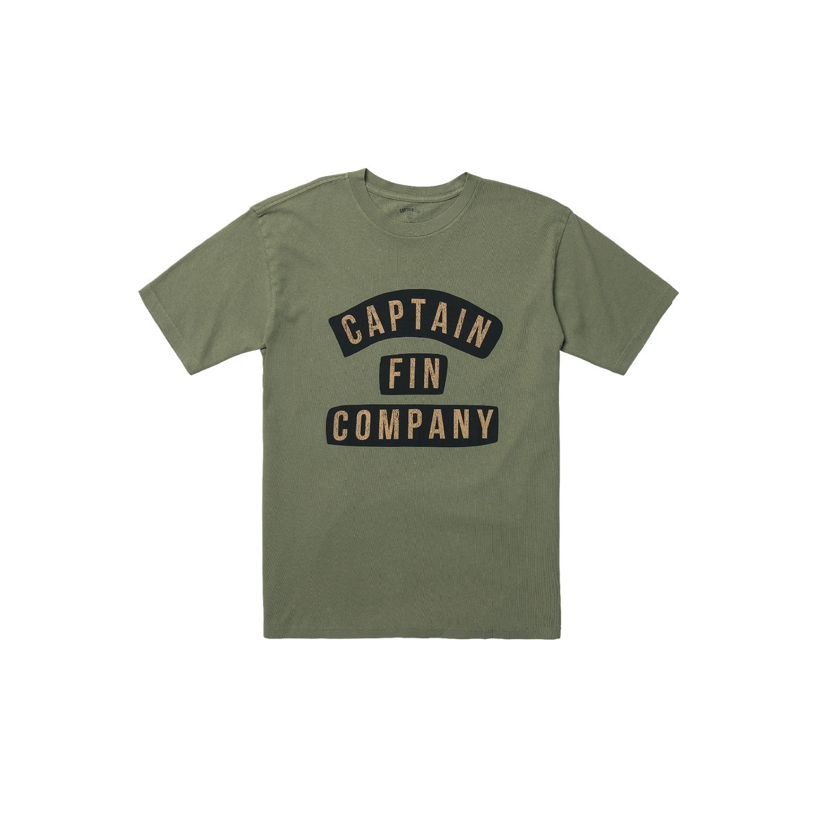 College Tee - DARK OLIVE - Captain Fin Co.