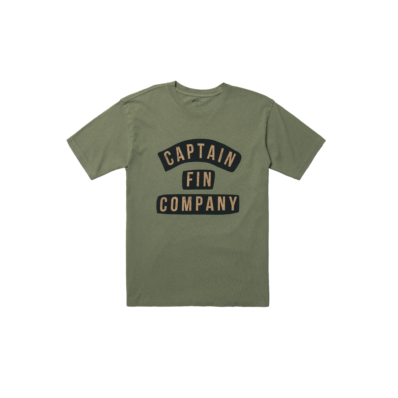 College Tee - DARK OLIVE - Captain Fin Co.