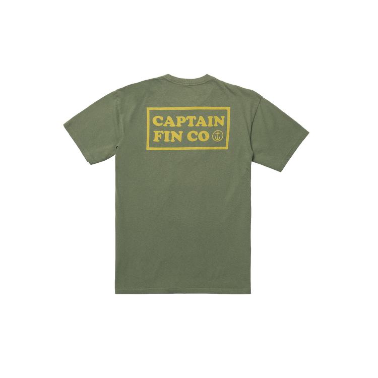 Patch Logo - DARK OLIVE - Captain Fin Co.