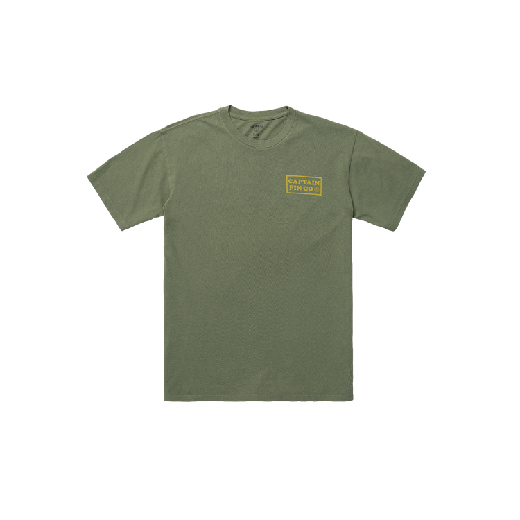 Patch Logo - DARK OLIVE - Captain Fin Co.
