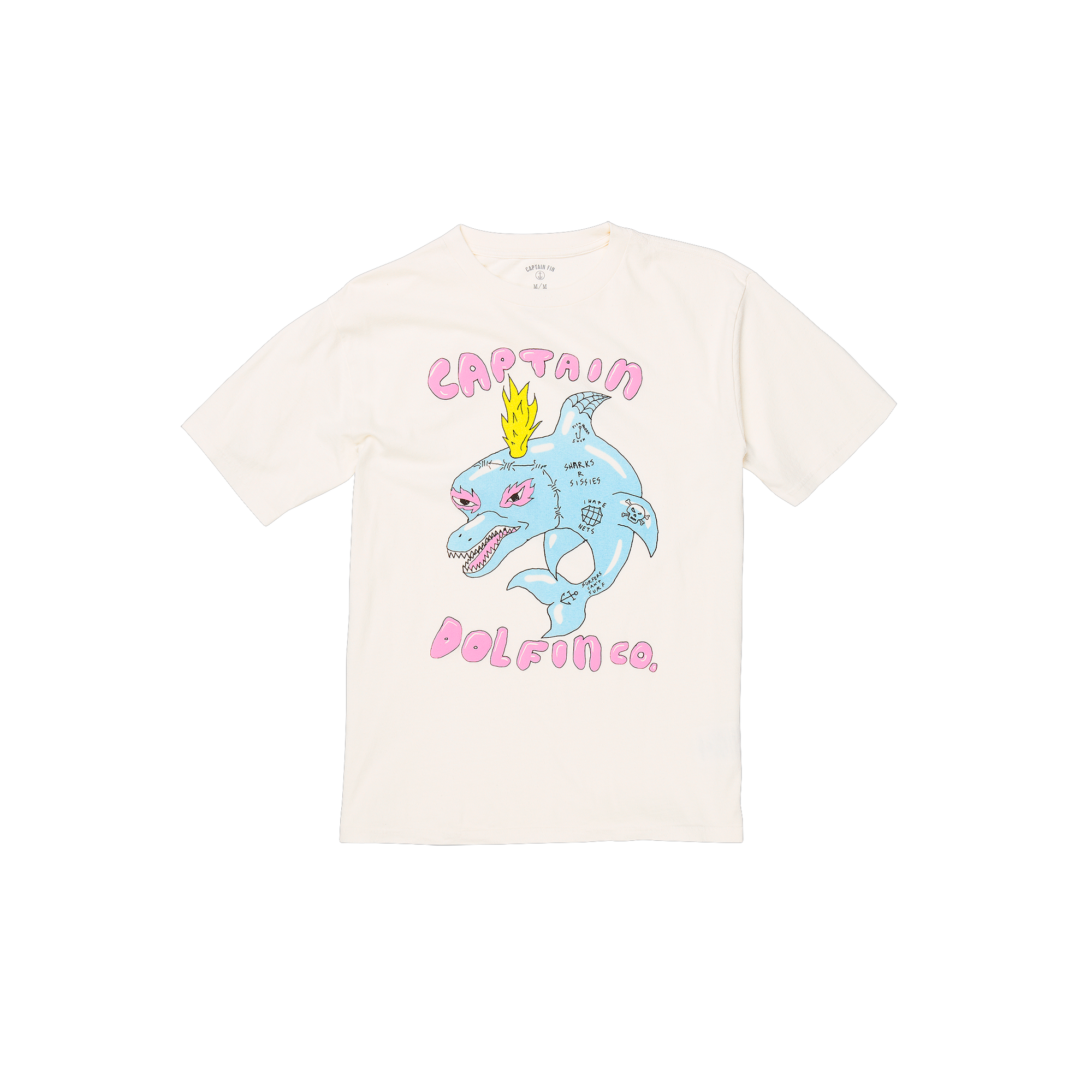 Ozzy Wrong Dolfin Short Sleeve Tee - Vwh - Captain Fin Co.