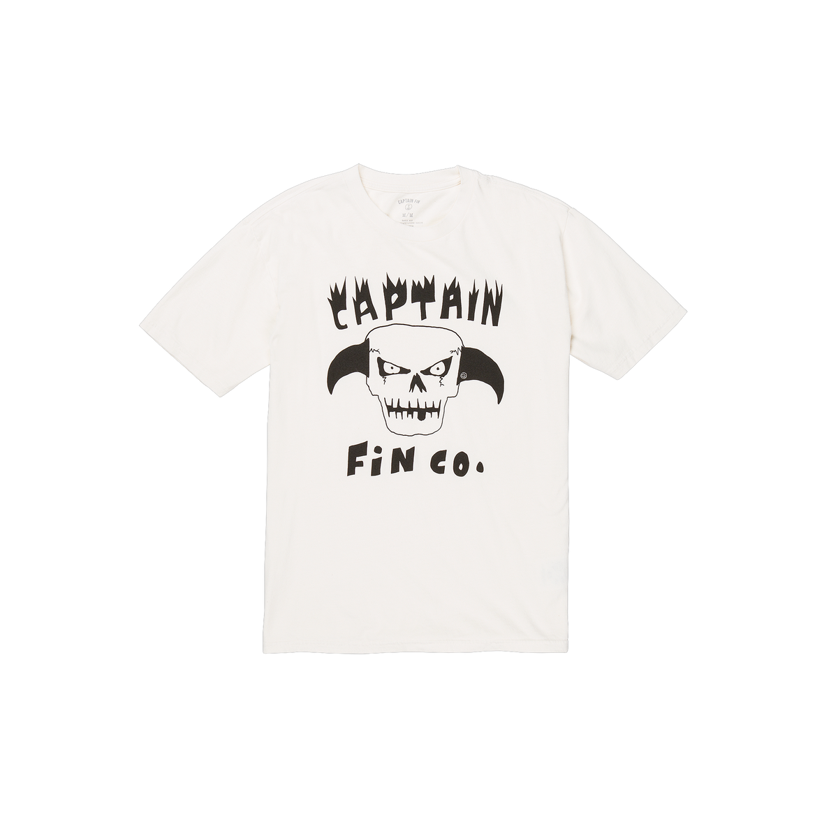 Twin Fin Skull Short Sleeve Tee - Vwh - Captain Fin Co.