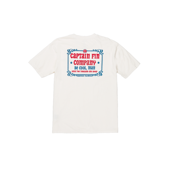 Drainpipes Logo Short Sleeve Tee - Vwh - Captain Fin