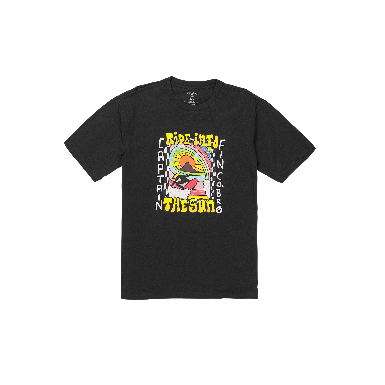 Ozzy Wrong Sunrider Short Sleeve Tee - Blk - Captain Fin Co.