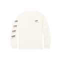 Be Cool Man Long Sleeve Tee - Vintage White