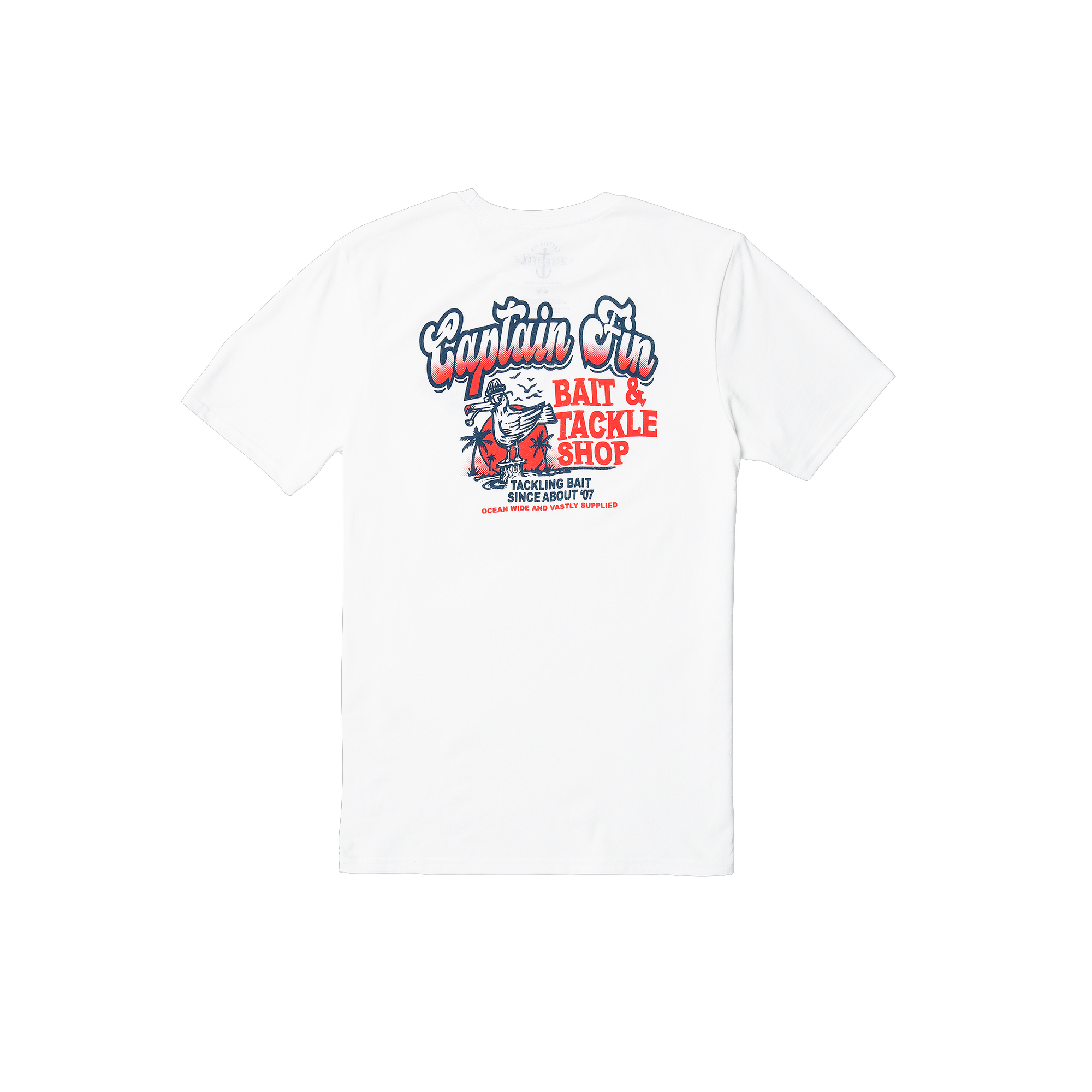 Tacklebird Short Sleeve Tee - White - Captain Fin Co.