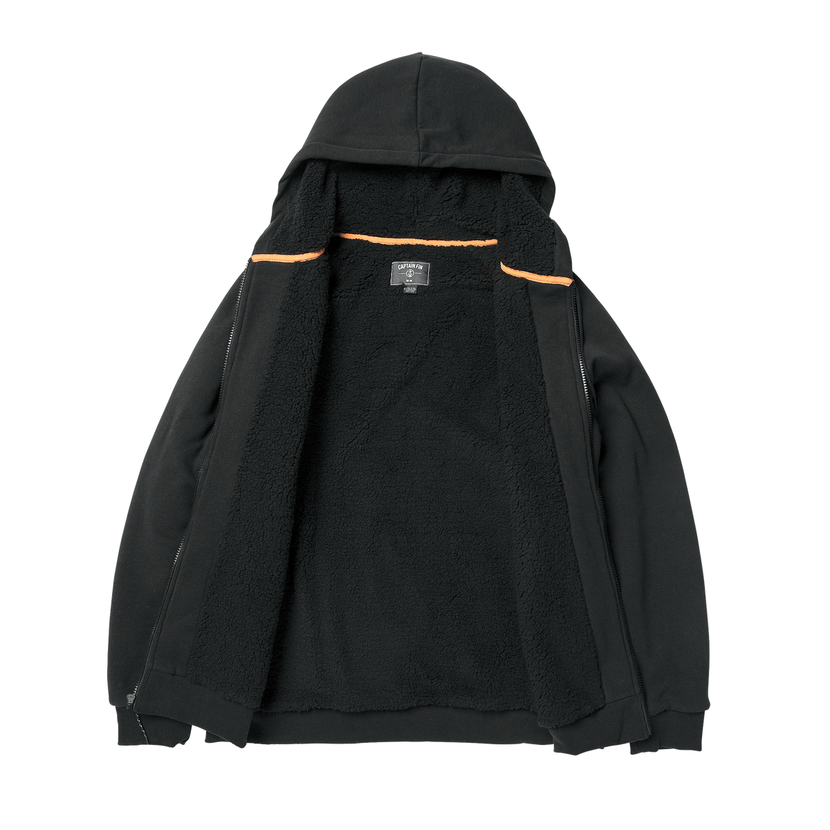 Polar Winds Zip Hoodie - Black - Captain Fin Co.