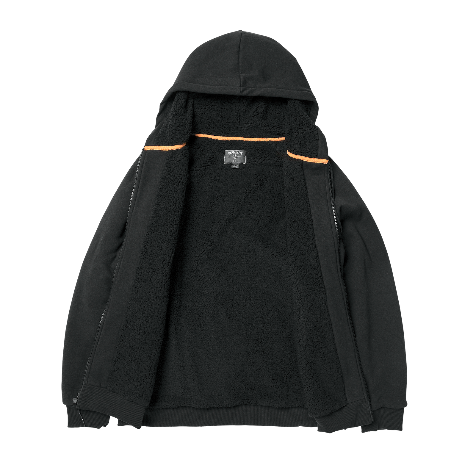 Polar Winds Zip Hoodie - Black - Captain Fin Co.
