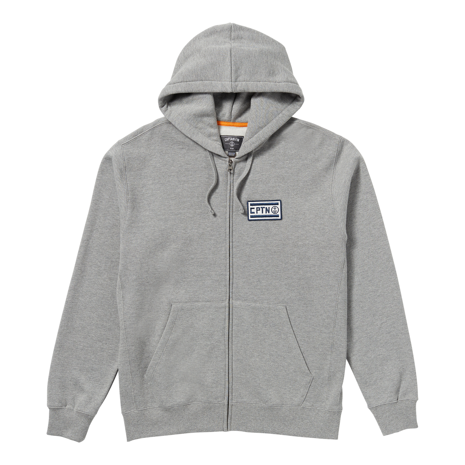 Nobody Surfs Zip Fleece - Heather Grey - Captain Fin Co.