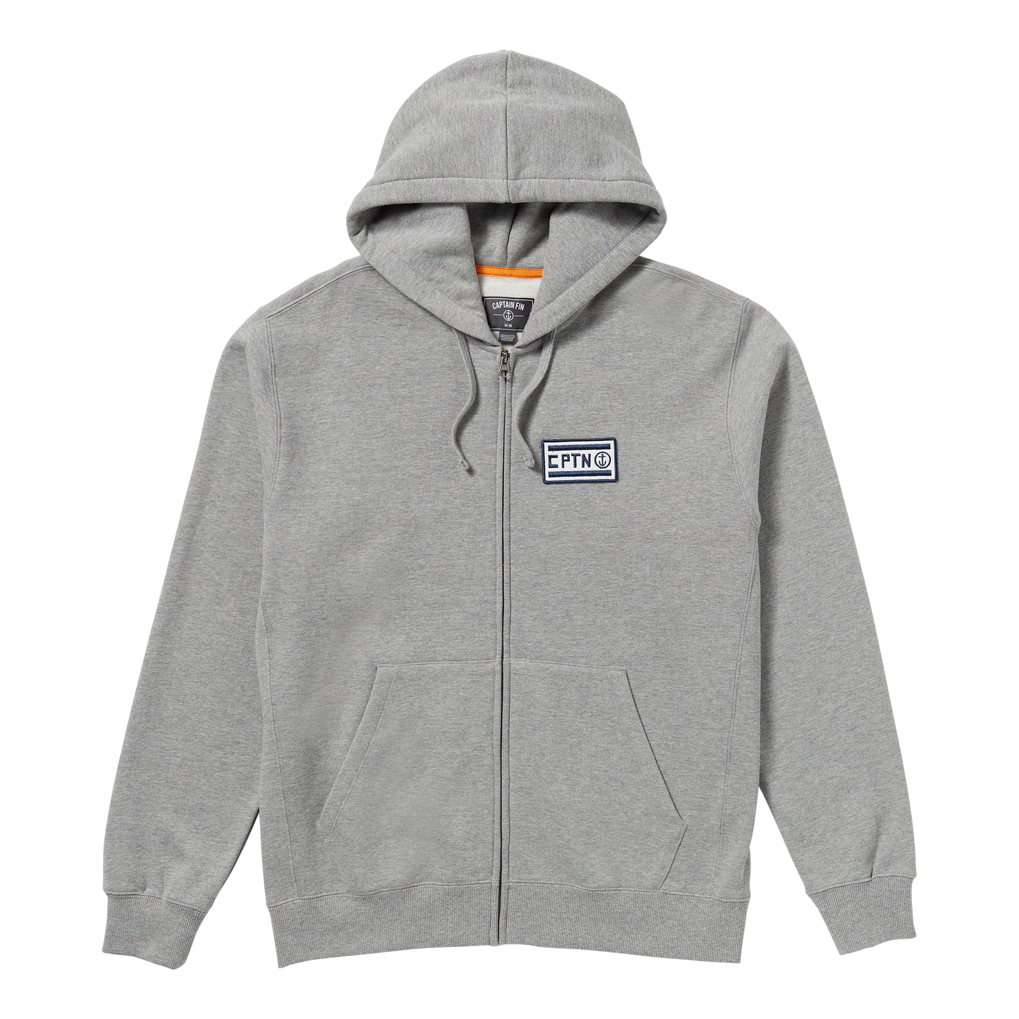 Nobody Surfs Zip Fleece - Heather Grey - Captain Fin Co.