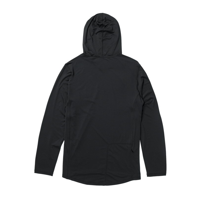 Early Boater Long Sleeve Hooded Surf Shirt - Black - Captain Fin Co.
