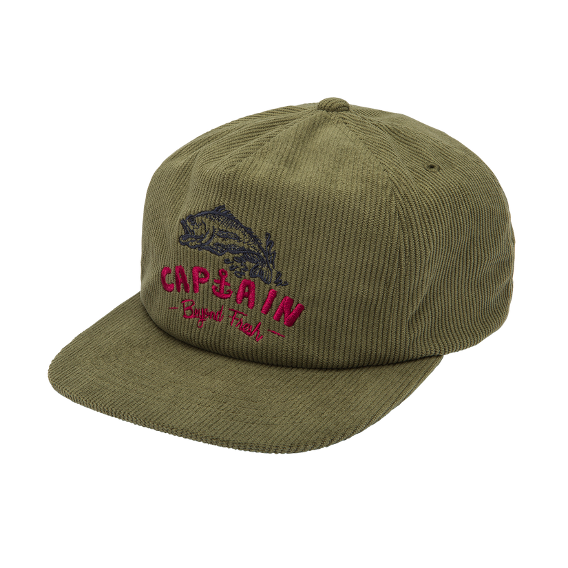 Bones Hat - Dark Olive - Captain Fin Co.