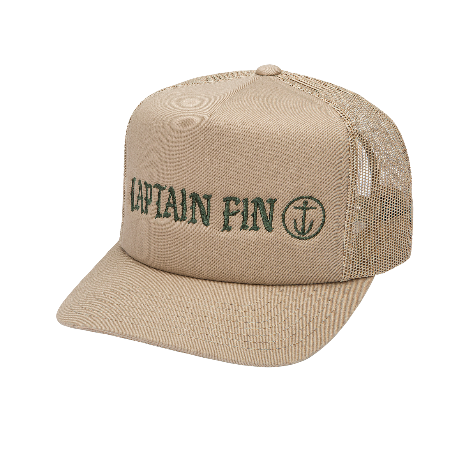 Core Captain Trucker Hat - Khaki - Captain Fin Co.