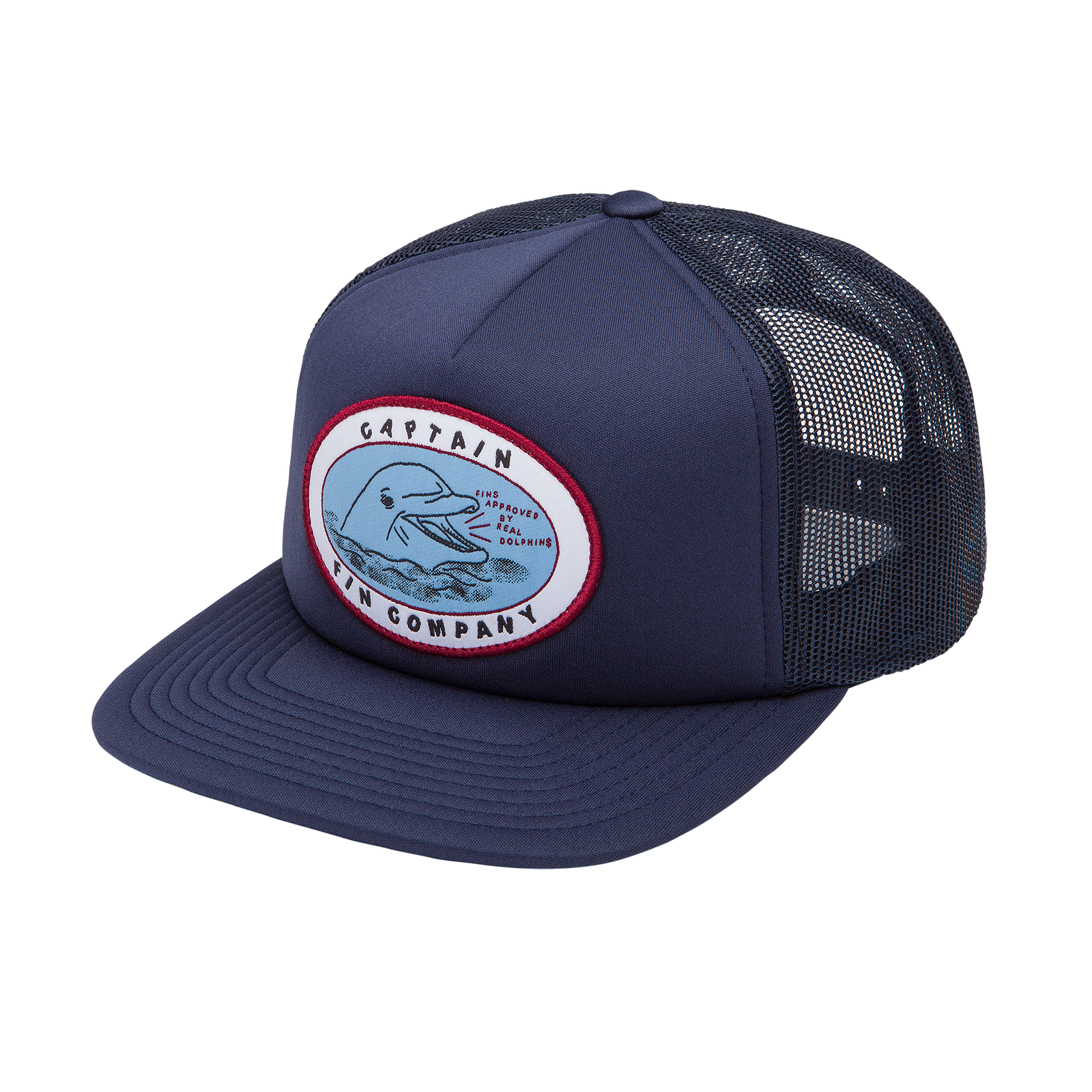 Fin Approved Trucker Hat - Midnight Navy - Captain Fin Co.