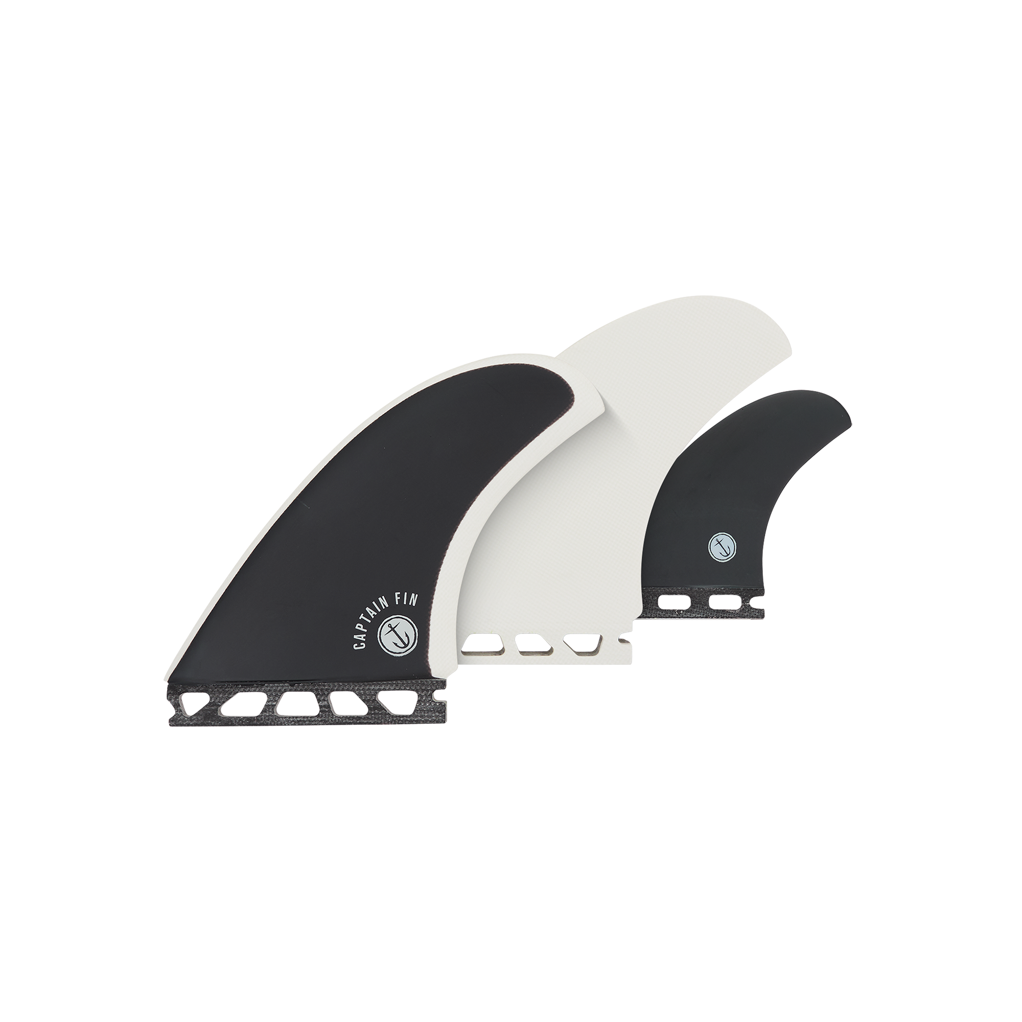 CF Twin + Trailer - Black - Single Tab - Captain Fin CF Twin + Trailer - Black - Single Tab - Captain Fin