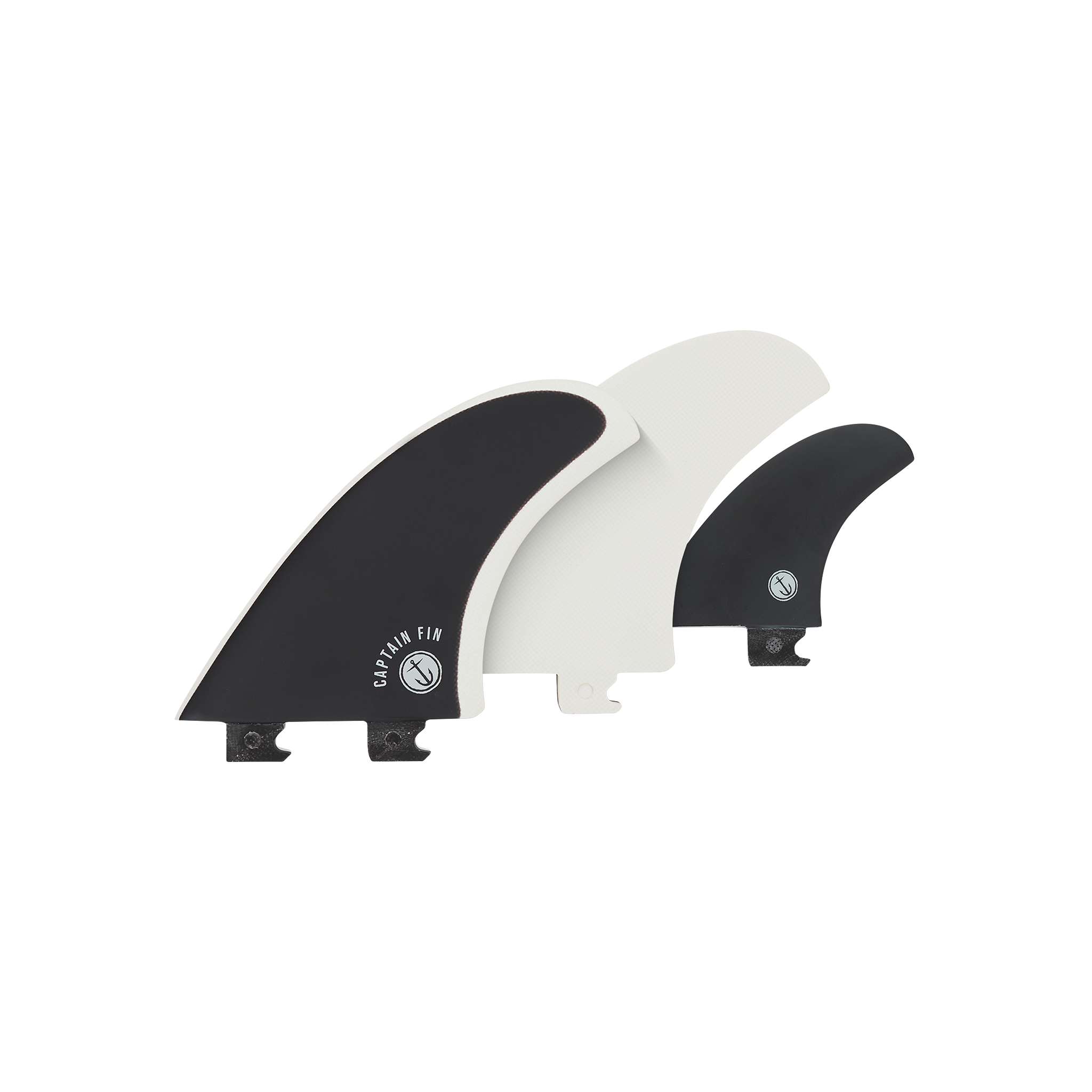 値下!美品 Captain Fin TWIN+TRAILER ツインスタビ CF Twin + Trailer - Black - Snap In - Captain Fin