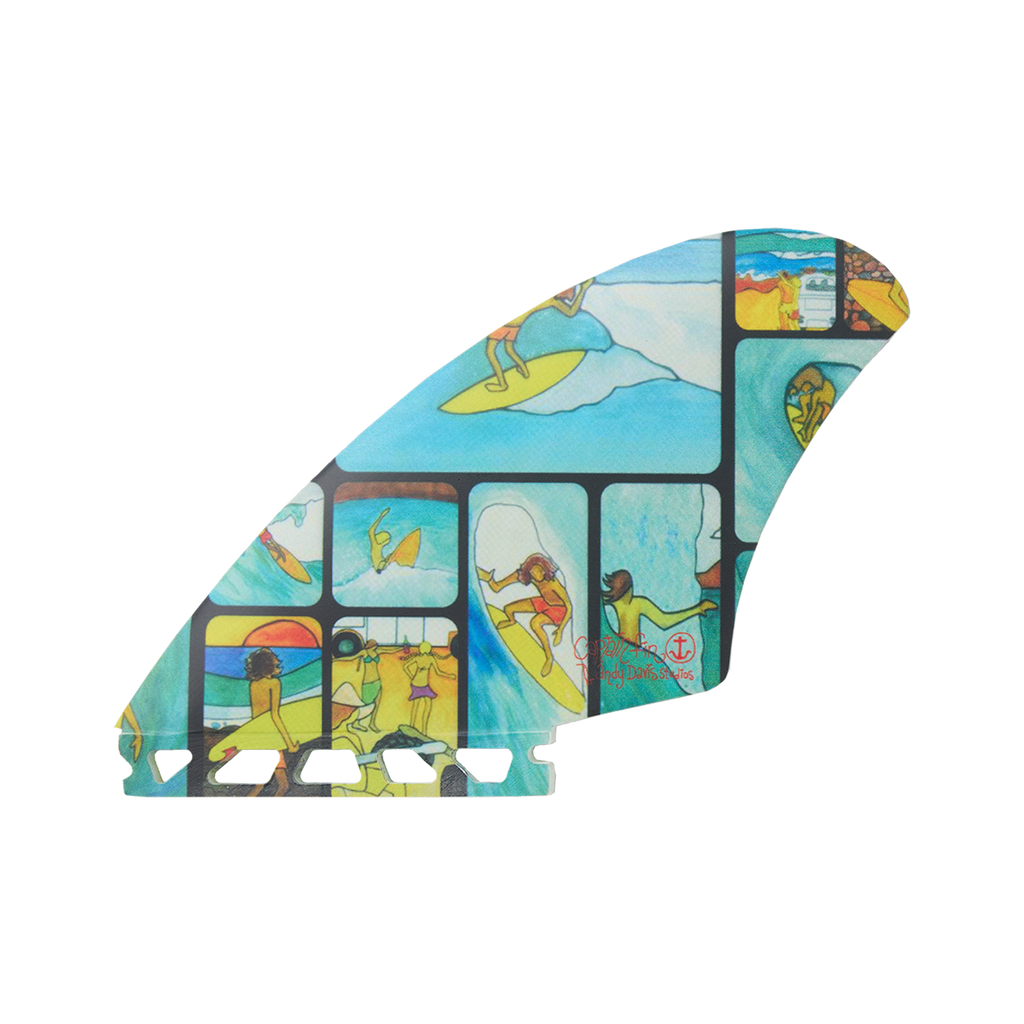 キャプテンフィン ANDY DAVIS KEEL Captain Andy Davis Twin Keel FG (Futures Compatible) - USEDSURF