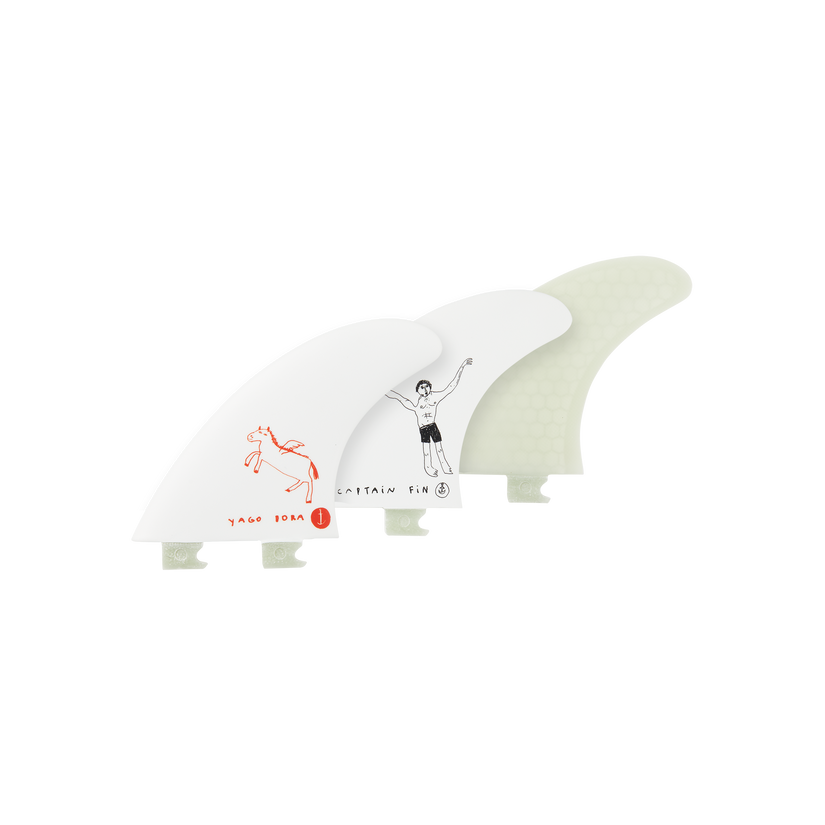 Yago Dora Snap In - WHITE - Captain Fin Co.