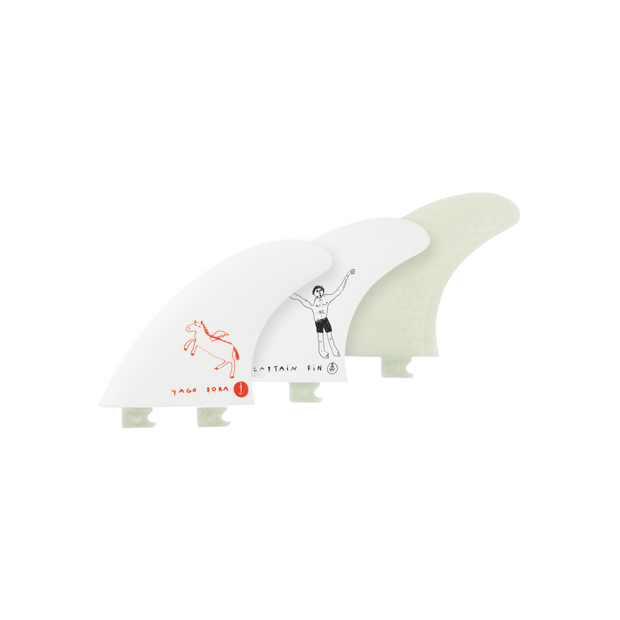 Yago Dora Snap In - WHITE - Captain Fin Co.