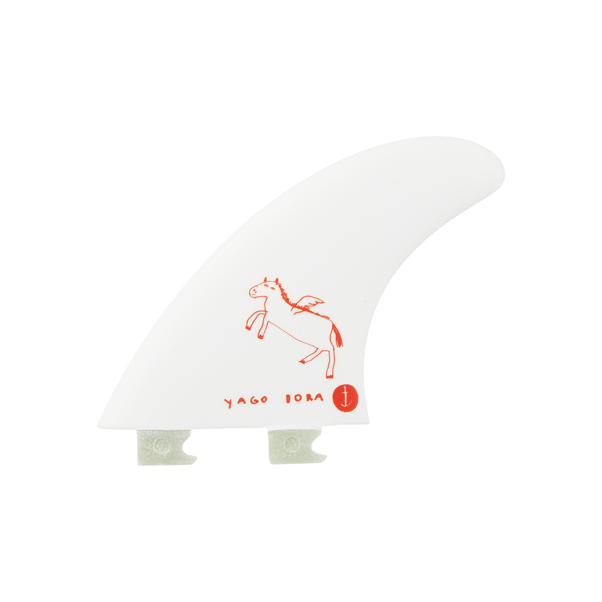 Yago Dora Snap In - WHITE - Captain Fin Co.